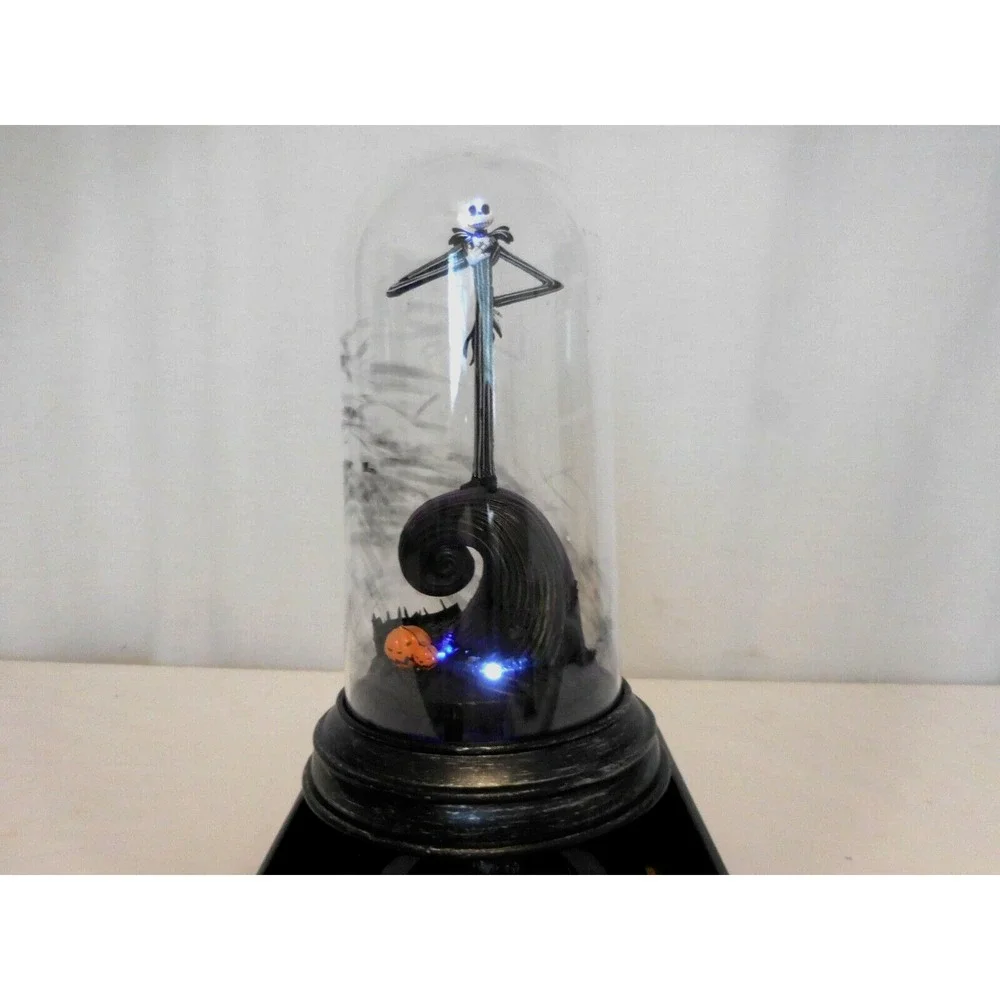 Disney Nightmare Before Christmas Jack Skellington Musical Cloche Globe Rare